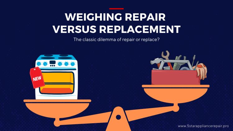 Cost of repairing vs cost of buying a new stove
