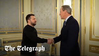 video: Britain will back Ukraine for as long as it takes, Cameron tells Zelensky