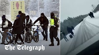 video: Russia puts migrants on scooters and tells them to cross border into Europe