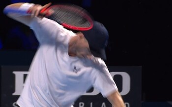 Andy Murray loses his cool again with racket smashes in Basel defeat