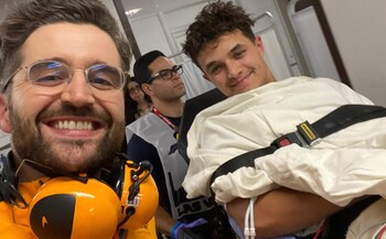 Lando Norris in hospital