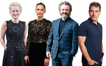 L-R: Gillian Anderson, Ruth Wilson, Michael Sheen, Rufus Sewell